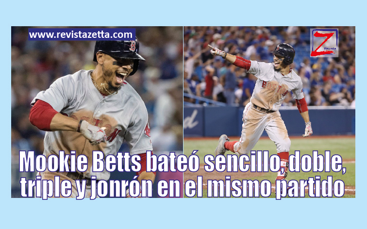 Mookie Betts iguala récord de partidos con tres jonrones